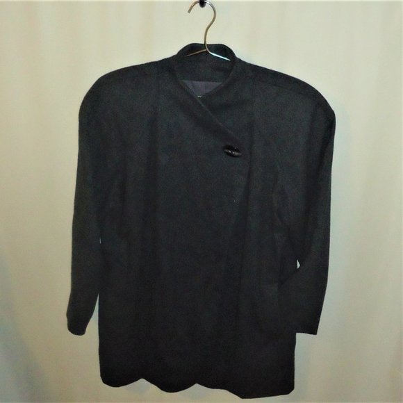 One Button Wool Dress Jacket by Jaywein - Picture 3 of 7